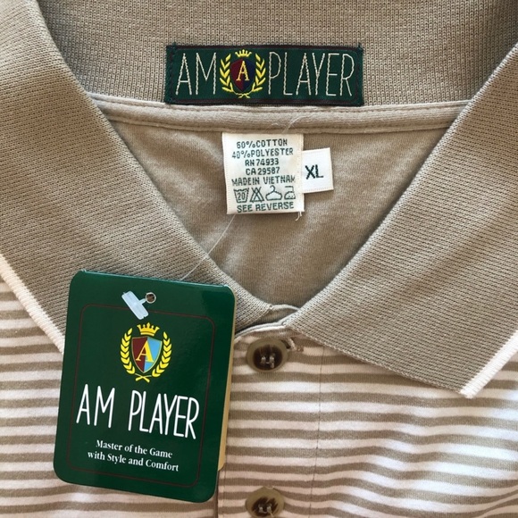 NEW AM Player Men’s Golf Shirt Size XLarge - Picture 3 of 3